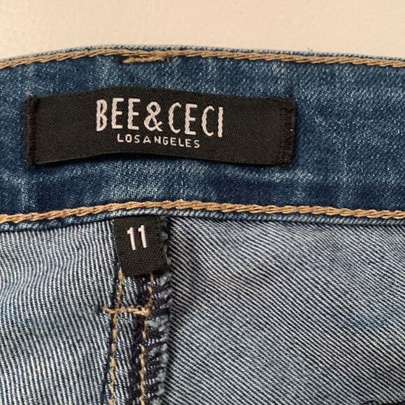 Bee & Ceci L.A. Junior Size 11 Distressed Jeans - Picture 11 of 12